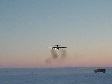 Photo of an ice runway near McMurdo Station, Antarctica.