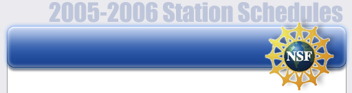 2005-2006 USAP Station Schedules