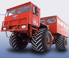 image of a Delta, a heavy-duty wheeled vehicle