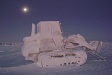 Frozen Loader at South Pole Station