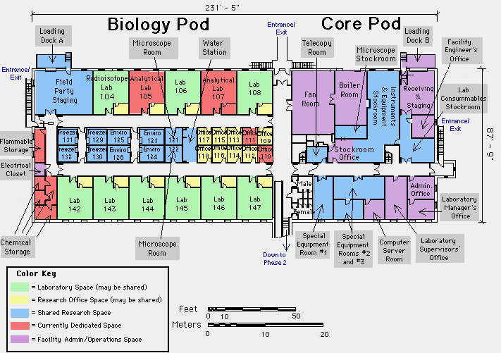 research station floor plans