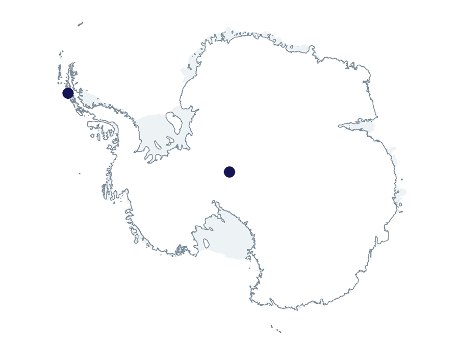 G-090-P Research Location(s): Palmer Station Terra Lab, Scott Base, South Pole