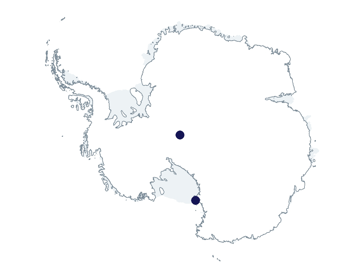 A-343-M/S Research Location(s): Arrival Heights; South Pole Station ARO
