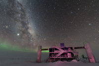 IceCube Observatory. Photo by Benjamin Eberhardt, courtesy of the NSF/USAP Photo Library.