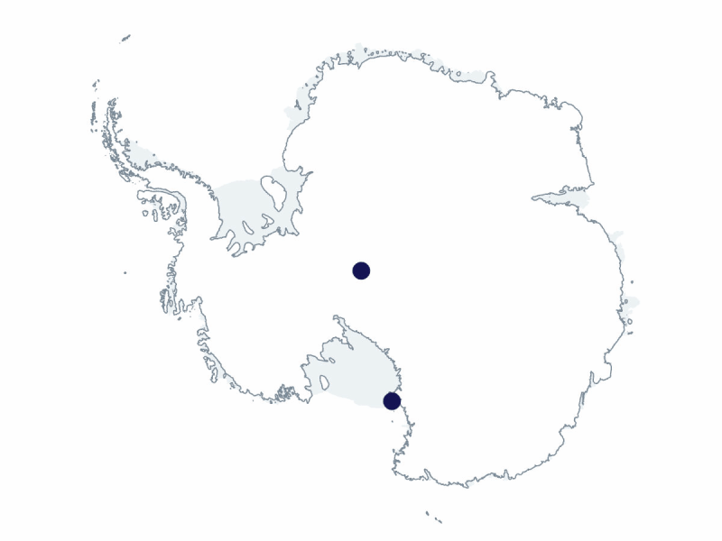 O-283-M/S Research Location(s): West Antarctica, South Pole, Near McMurdo Station