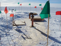South Pole SPRESSO Vault. Photo courtesy of USGS.