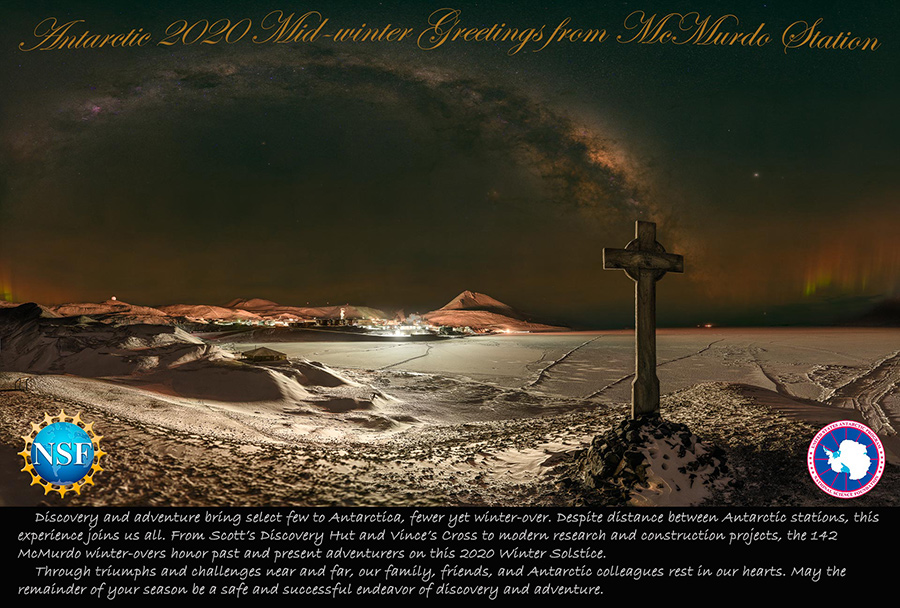 2019 Midwinter Greetings from McMurdo Station