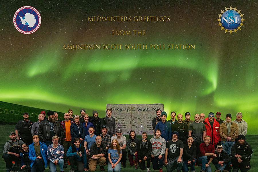 2019 Midwinter Greetings from South Pole Station