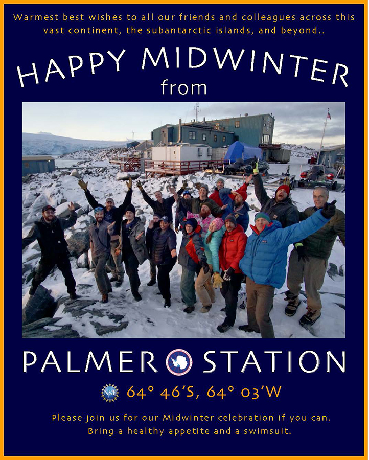 2021 Midwinter Greetings from Palmer Station