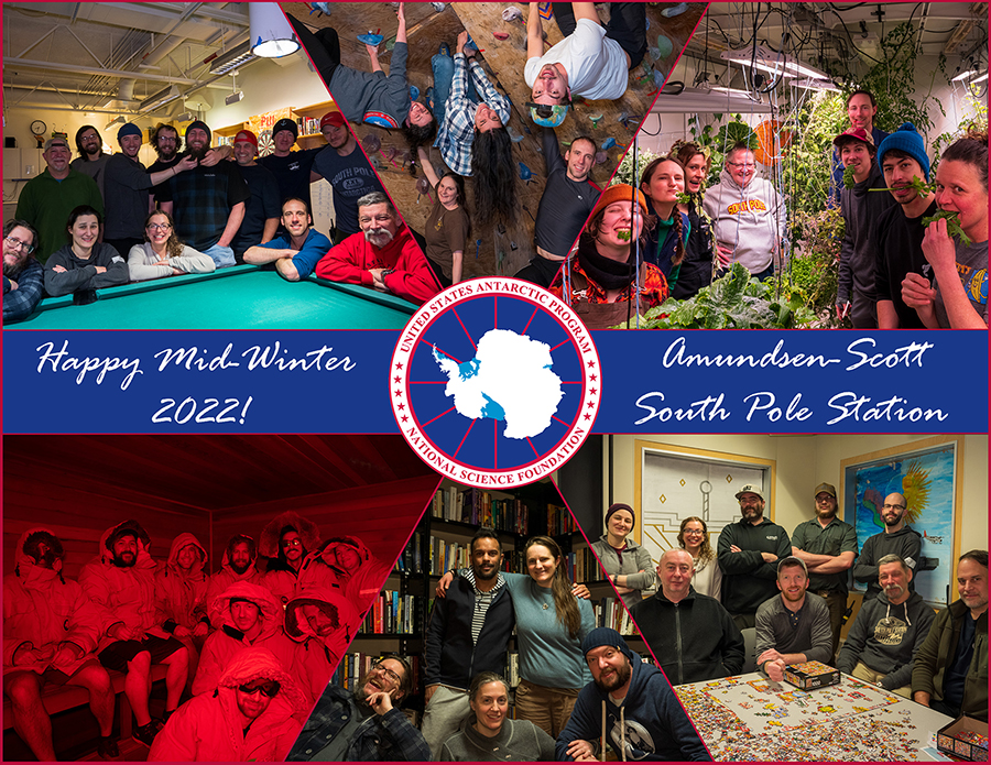 2021 Midwinter Greetings from South Pole Station