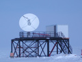 The 4-meter South Pole TDRSS Relay Antenna.