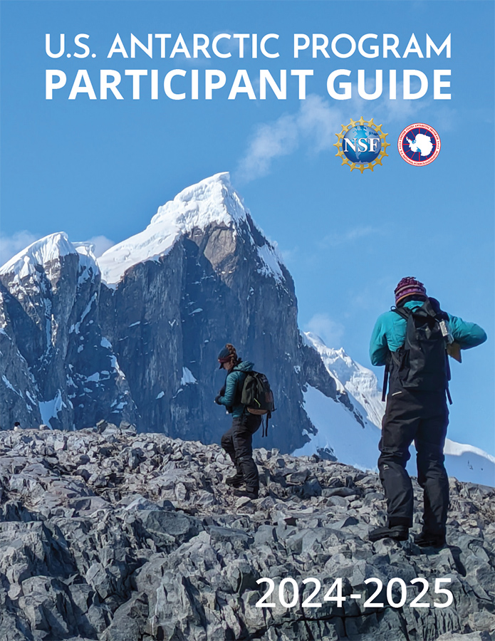 Front Cover of the 2024 USAP Participant Guide