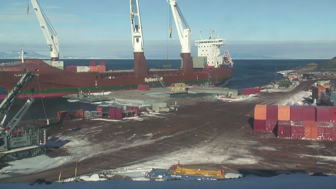McMurdo Station - McMurdo Pier Webcam