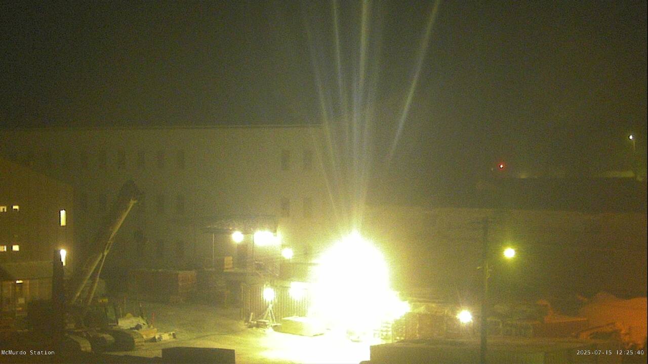 McMurdo Station - Lodging Construction Webcam