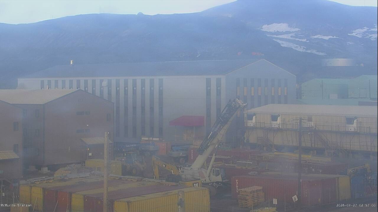 McMurdo Station - Lodging Construction Webcam