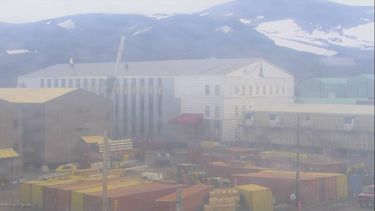 McMurdo Station - Lodging Construction Webcam