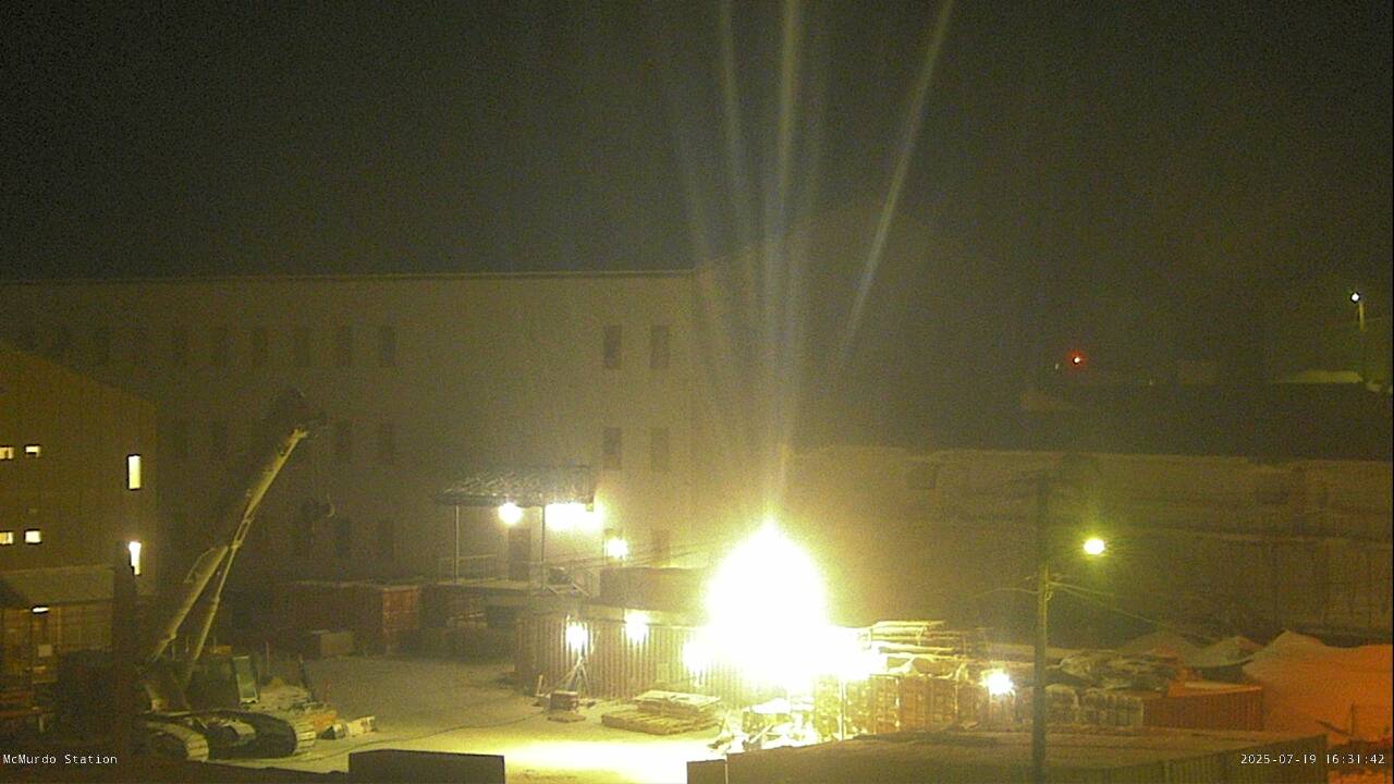 McMurdo Station - Lodging Construction Webcam