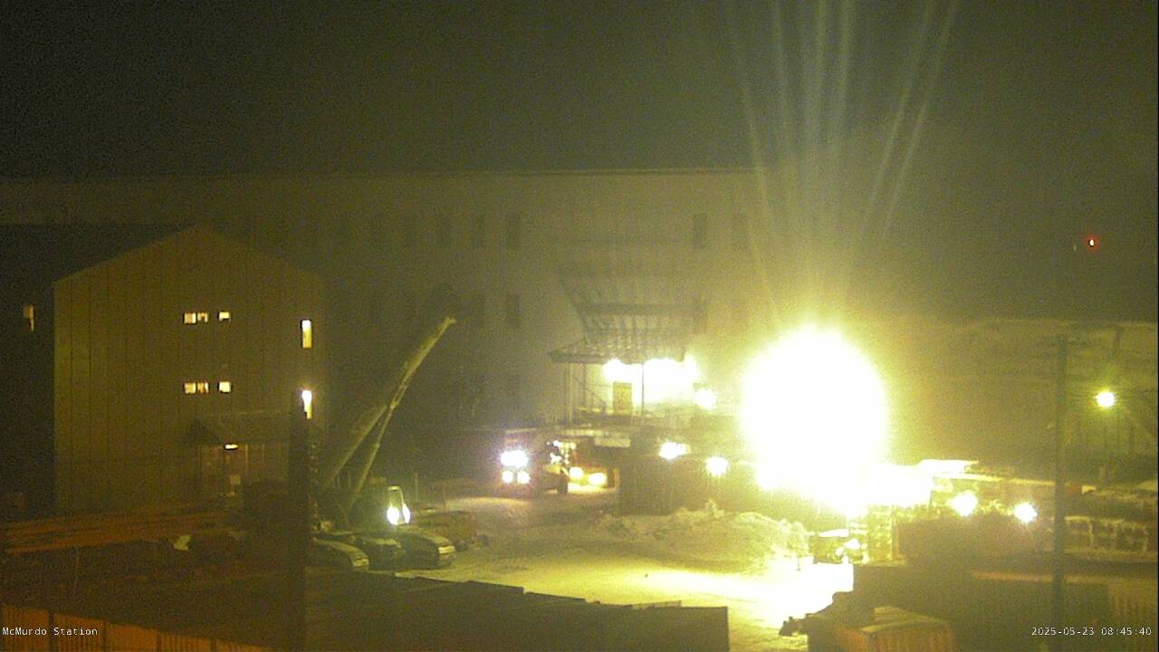 McMurdo Station - Lodging Construction Webcam