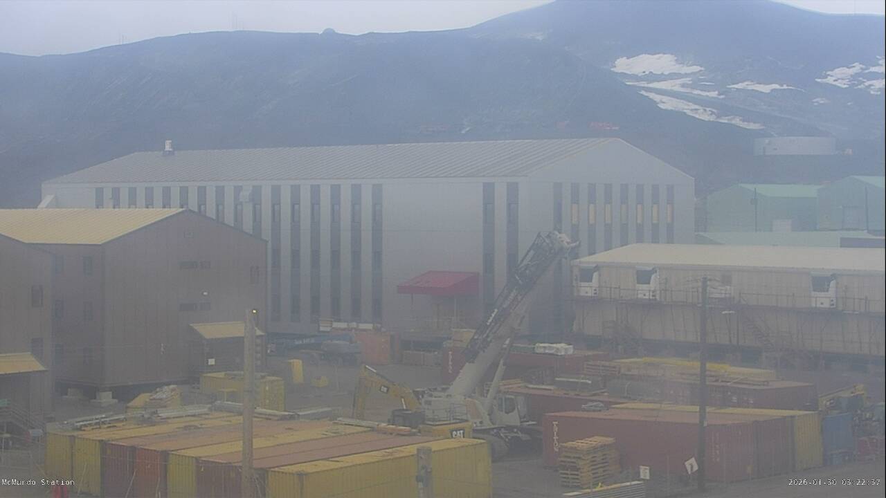 McMurdo Station - Lodging Construction Webcam