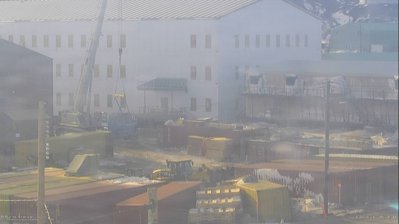 McMurdo Station - Lodging Construction Webcam