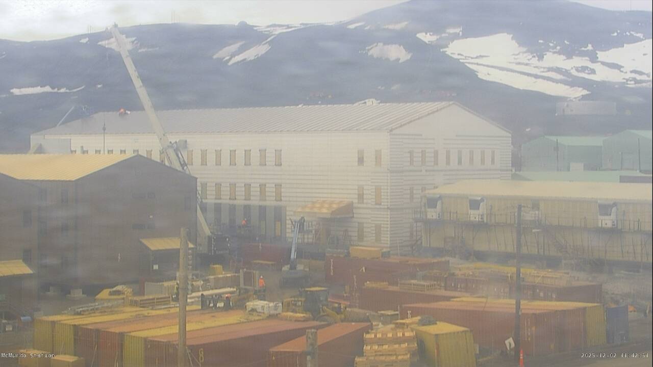 McMurdo Station - Lodging Construction Webcam