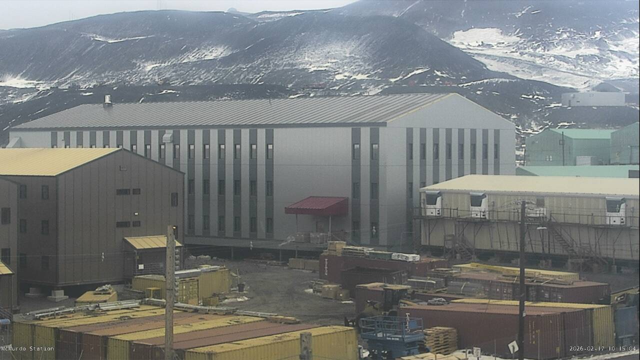 McMurdo Station - Lodging Construction Webcam