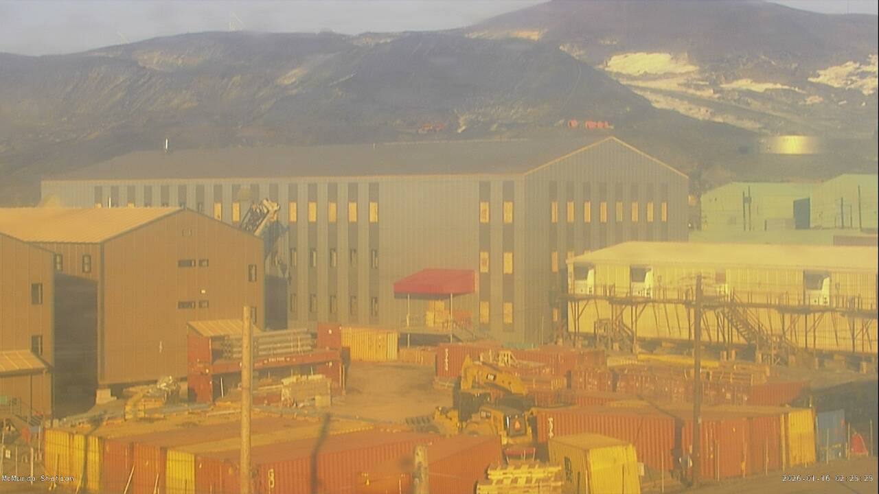McMurdo Station - Lodging Construction Webcam