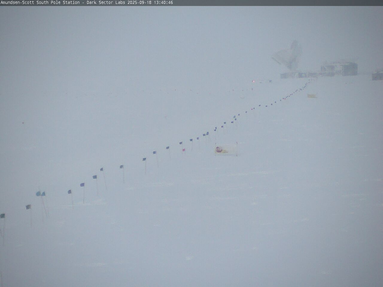 South Pole Station - South Pole Radio Telescopes Webcam