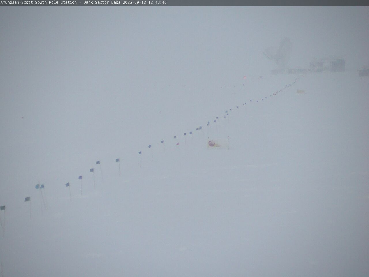 South Pole Station - South Pole Radio Telescopes Webcam