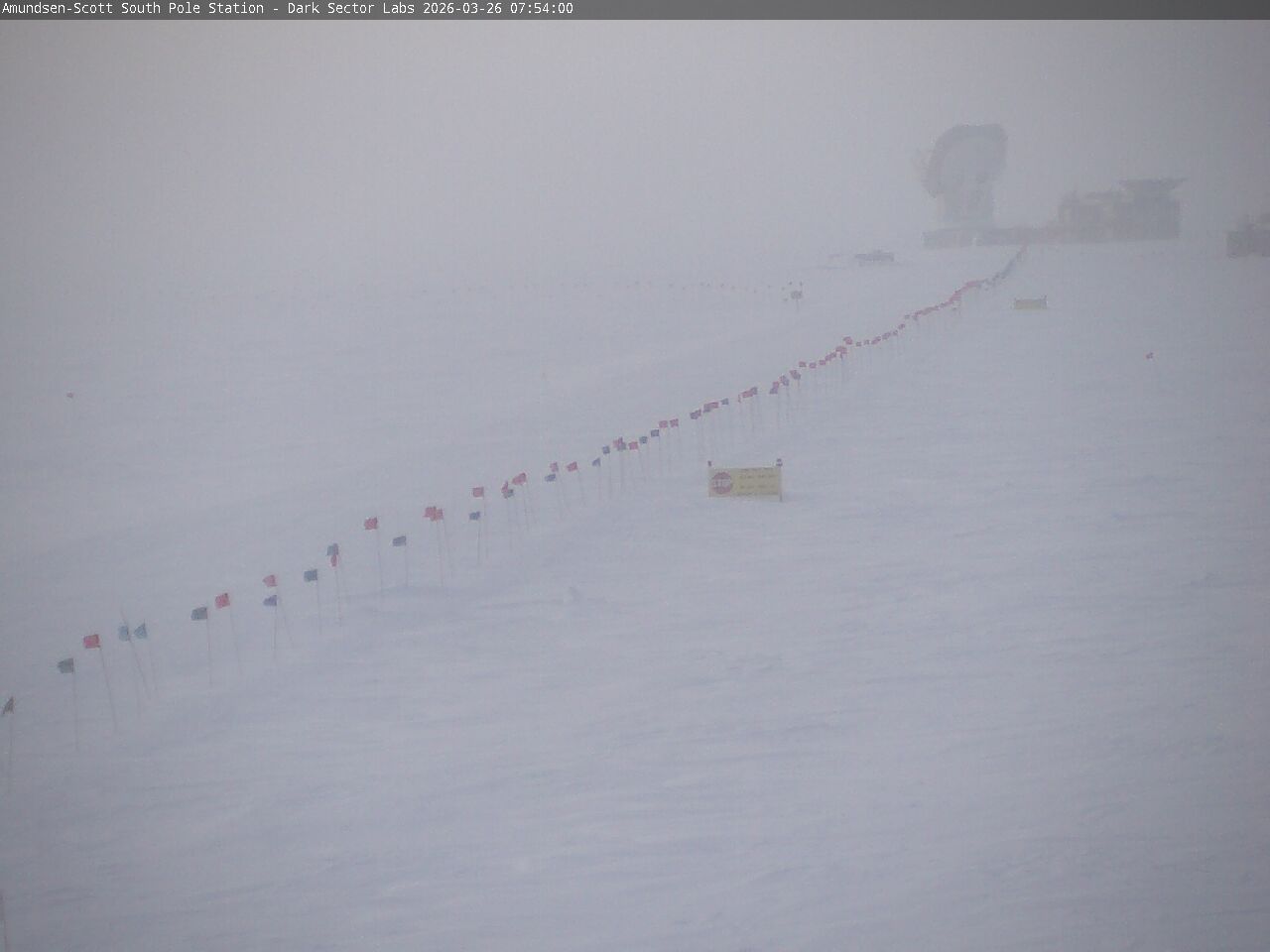 South Pole Station - South Pole Radio Telescopes Webcam